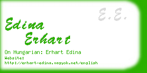 edina erhart business card